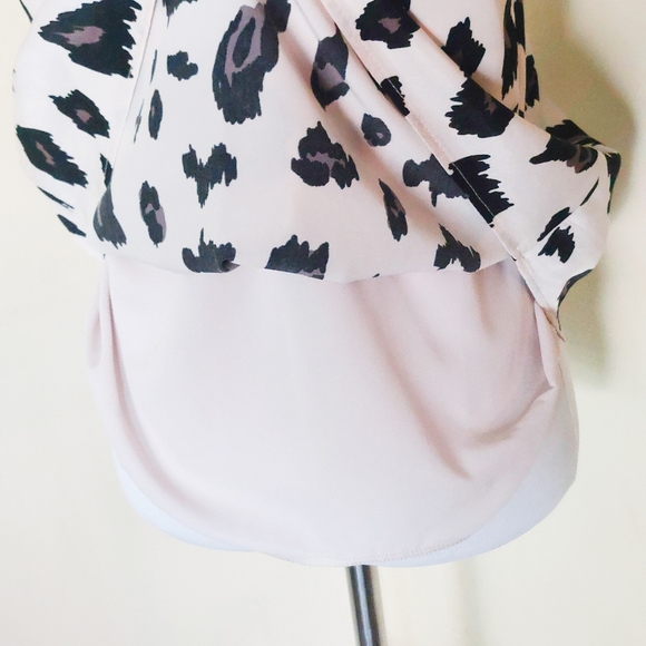 Vici Animal Print Leopard Racerback Flowy Fashion Tank Top Blouse - Picture 9 of 10